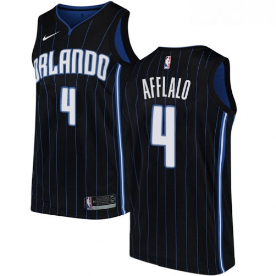 Youth Nike Orlando Magic 4 Arron Afflalo Authentic Black Alternate NBA Jersey Statement Edition Youth Nike Orlando Magic 4 Arron Afflalo Authentic Black Alternate NBA Jersey Statement Edition