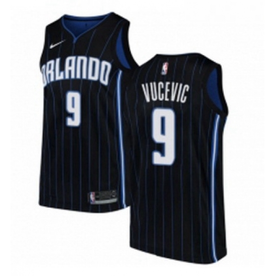 Youth Nike Orlando Magic 9 Nikola Vucevic Authentic Black Alternate NBA Jersey Statement Edition Youth Nike Orlando Magic 9 Nikola Vucevic Authentic Black Alternate NBA Jersey Statement Edition