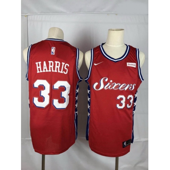 76ers 33 Tobias Harris Red Nike Throwback Swingman Jersey 76ers 33 Tobias Harris Red Nike Throwback Swingman Jersey