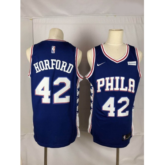 76ers 42 Al Horford Blue Nike Throwback Swingman Jersey 76ers 42 Al Horford Blue Nike Throwback Swingman Jersey