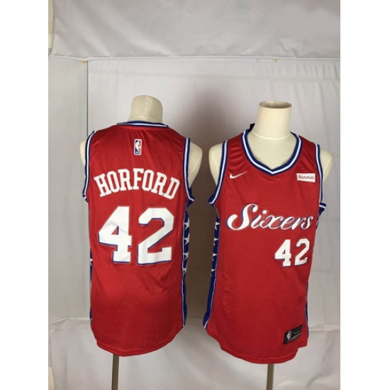76ers 42 Al Horford Red Nike Throwback Swingman Jersey 76ers 42 Al Horford Red Nike Throwback Swingman Jersey