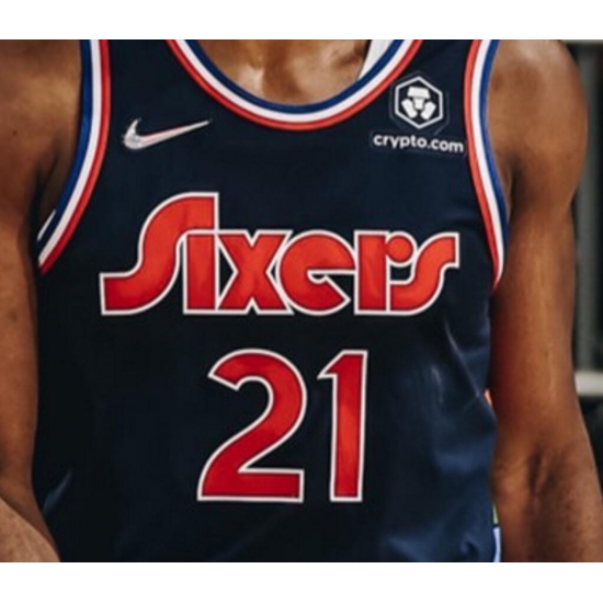 Men Nike Philadelphia 76ers Joel Embiid Navy Blue Stitched NBA Jersey Men Nike Philadelphia 76ers Joel Embiid Navy Blue Stitched NBA Jersey