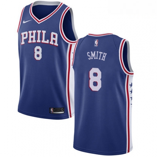Mens Nike Philadelphia 76ers 8 Zhaire Smith Swingman Blue NBA Jersey Icon Edition Mens Nike Philadelphia 76ers 8 Zhaire Smith Swingman Blue NBA Jersey Icon Edition