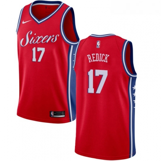 Womens Nike Philadelphia 76ers 17 JJ Redick Swingman Red Alternate NBA Jersey Statement Edition Womens Nike Philadelphia 76ers 17 JJ Redick Swingman Red Alternate NBA Jersey Statement Edition