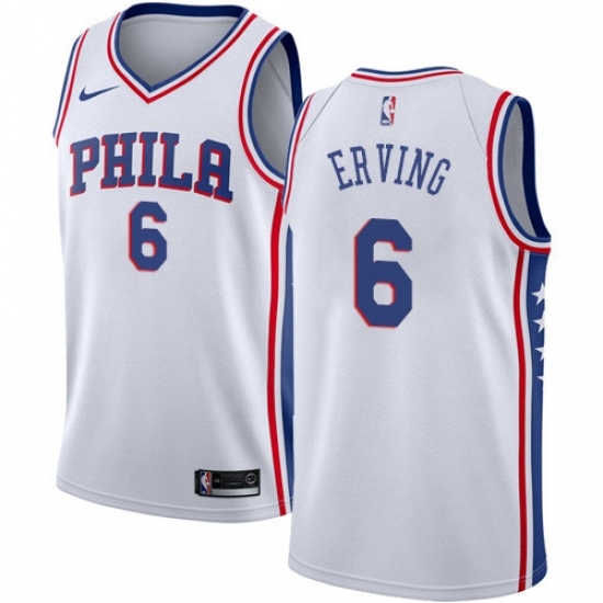 Womens Nike Philadelphia 76ers 6 Julius Erving Swingman White Home NBA Jersey Association Edition Womens Nike Philadelphia 76ers 6 Julius Erving Swingman White Home NBA Jersey Association Edition