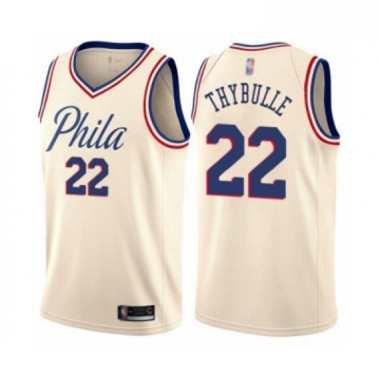 Womens Philadelphia 76ers 22 Mattise Thybulle Swingman Cream Basketball Jersey City Edition Womens Philadelphia 76ers 22 Mattise Thybulle Swingman Cream Basketball Jersey City Edition