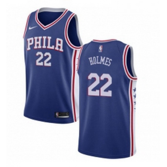 Youth Nike Philadelphia 76ers 22 Richaun Holmes Swingman Blue Road NBA Jersey Icon Edition Youth Nike Philadelphia 76ers 22 Richaun Holmes Swingman Blue Road NBA Jersey Icon Edition