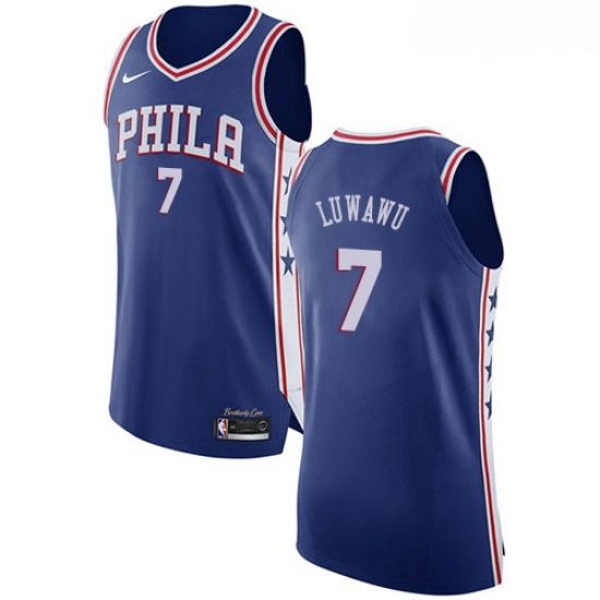 Youth Nike Philadelphia 76ers 7 Timothe Luwawu Authentic Blue Road NBA Jersey Icon Edition Youth Nike Philadelphia 76ers 7 Timothe Luwawu Authentic Blue Road NBA Jersey Icon Edition