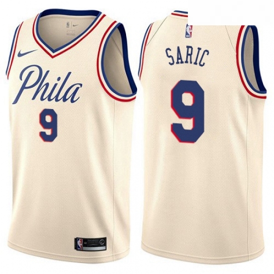 Youth Nike Philadelphia 76ers 9 Dario Saric Swingman Cream NBA Jersey City Edition Youth Nike Philadelphia 76ers 9 Dario Saric Swingman Cream NBA Jersey City Edition