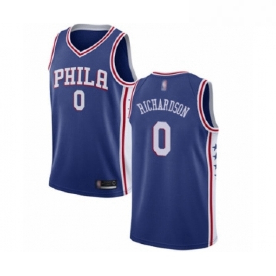 Youth Philadelphia 76ers 0 Josh Richardson Swingman Blue Basketball Jersey Icon Edition Youth Philadelphia 76ers 0 Josh Richardson Swingman Blue Basketball Jersey Icon Edition