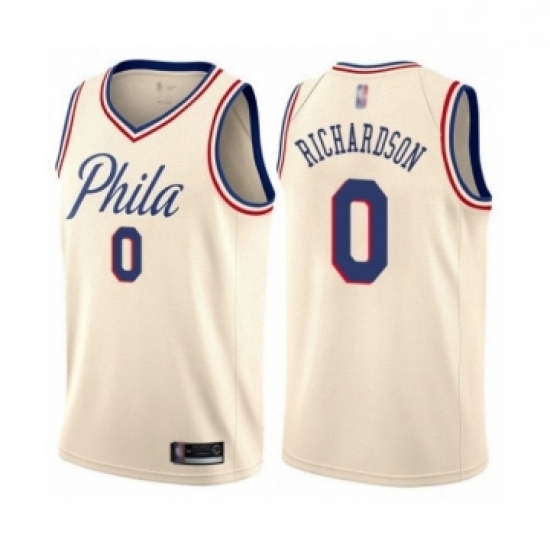 Youth Philadelphia 76ers 0 Josh Richardson Swingman Cream Basketball Jersey City Edition Youth Philadelphia 76ers 0 Josh Richardson Swingman Cream Basketball Jersey City Edition