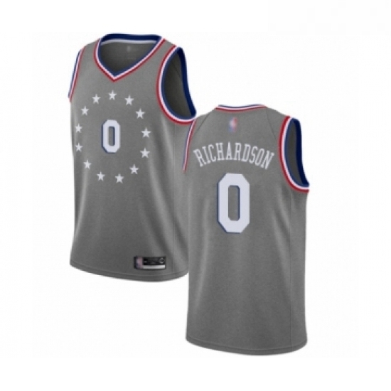 Youth Philadelphia 76ers 0 Josh Richardson Swingman Gray Basketball Jersey City Edition Youth Philadelphia 76ers 0 Josh Richardson Swingman Gray Basketball Jersey City Edition