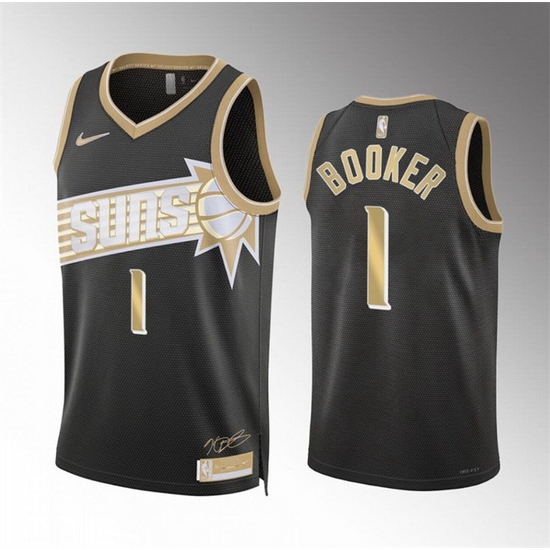 Men Phoenix Suns 1 Devin Booker Black 2024 Select Series Stitched Basketball Jersey Men Phoenix Suns 1 Devin Booker Black 2024 Select Series Stitched Basketball Jersey