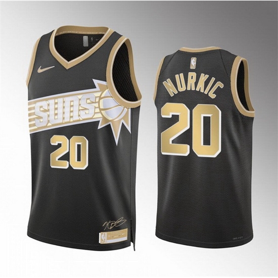 Men Phoenix Suns 20 Jusuf Nurkic Black 2024 Select Series Stitched Basketball Jersey Men Phoenix Suns 20 Jusuf Nurkic Black 2024 Select Series Stitched Basketball Jersey