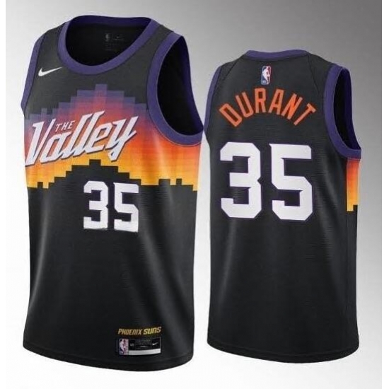 Men Phoenix Suns 35 Kevin Durant Black 2022-23 City Nike Stitched NBA Jersey Men Phoenix Suns 35 Kevin Durant Black 2022-23 City Nike Stitched NBA Jersey