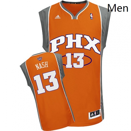 Mens Adidas Phoenix Suns 13 Steve Nash Swingman Orange NBA Jersey Mens Adidas Phoenix Suns 13 Steve Nash Swingman Orange NBA Jersey