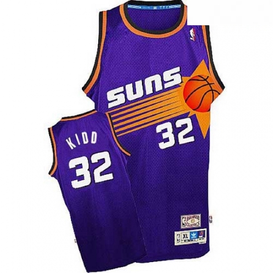 Mens Adidas Phoenix Suns 32 Jason Kidd Authentic Purple Throwback NBA Jersey Mens Adidas Phoenix Suns 32 Jason Kidd Authentic Purple Throwback NBA Jersey