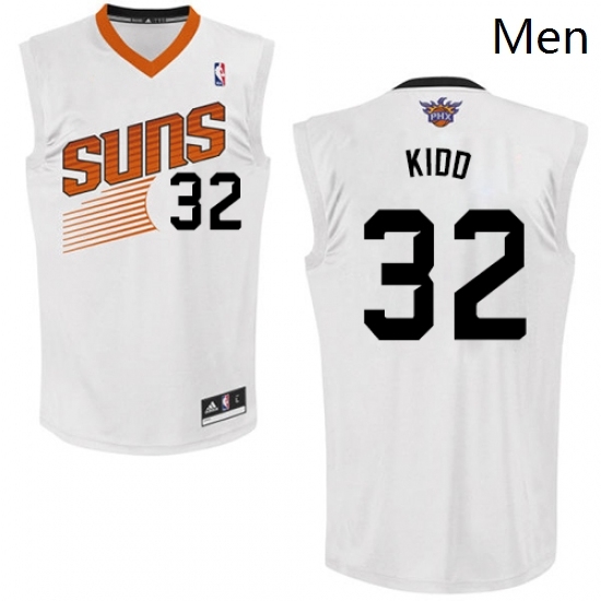 Mens Adidas Phoenix Suns 32 Jason Kidd Swingman White Home NBA Jersey Mens Adidas Phoenix Suns 32 Jason Kidd Swingman White Home NBA Jersey