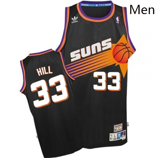 Mens Adidas Phoenix Suns 33 Grant Hill Swingman Black Throwback NBA Jersey Mens Adidas Phoenix Suns 33 Grant Hill Swingman Black Throwback NBA Jersey