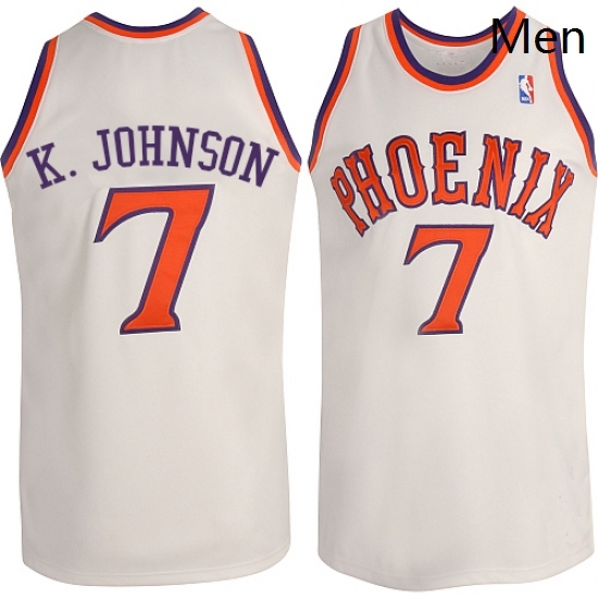 Mens Adidas Phoenix Suns 7 Kevin Johnson Swingman White New Throwback NBA Jersey Mens Adidas Phoenix Suns 7 Kevin Johnson Swingman White New Throwback NBA Jersey