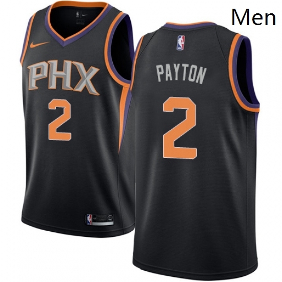 Mens Nike Phoenix Suns 2 Elfrid Payton Authentic Black Alternate NBA Jersey Statement Edition Mens Nike Phoenix Suns 2 Elfrid Payton Authentic Black Alternate NBA Jersey Statement Edition
