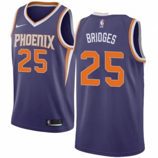 Mens Nike Phoenix Suns 25 Mikal Bridges Swingman Purple NBA Jersey Icon Edition Mens Nike Phoenix Suns 25 Mikal Bridges Swingman Purple NBA Jersey Icon Edition