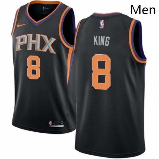 Mens Nike Phoenix Suns 8 George King Authentic Black NBA Jersey Statement Edition Mens Nike Phoenix Suns 8 George King Authentic Black NBA Jersey Statement Edition