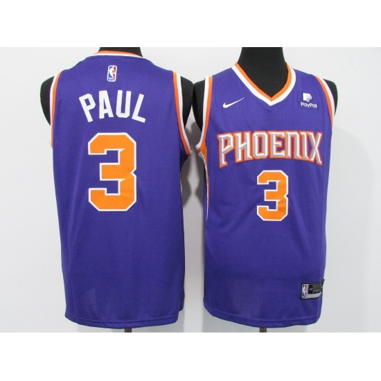 Men's Phoenix Suns #3 Chris Paul Nike Purple Swingman Jersey Men's Phoenix Suns #3 Chris Paul Nike Purple Swingman Jersey