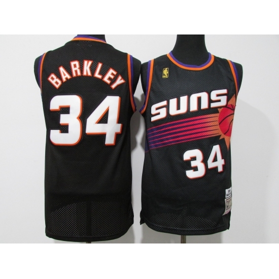 Men's Phoenix Suns #34 Charles Barkley Swingman Black NBA Jersey Men's Phoenix Suns #34 Charles Barkley Swingman Black NBA Jersey