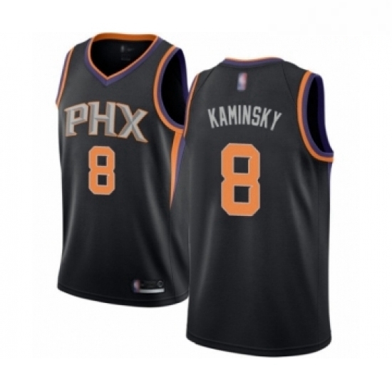 Mens Phoenix Suns 8 Frank Kaminsky Authentic Black Basketball Jersey Statement Edition Mens Phoenix Suns 8 Frank Kaminsky Authentic Black Basketball Jersey Statement Edition