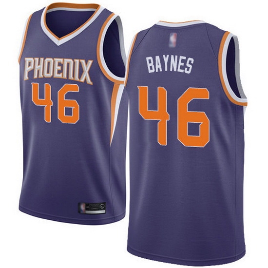 Suns 46 Aron Baynes Purple Basketball Swingman Icon Edition Jersey Suns 46 Aron Baynes Purple Basketball Swingman Icon Edition Jersey