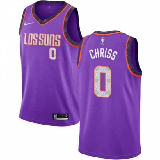 Womens Nike Phoenix Suns 0 Marquese Chriss Swingman Purple NBA Jersey 2018 19 City Edition Womens Nike Phoenix Suns 0 Marquese Chriss Swingman Purple NBA Jersey 2018 19 City Edition