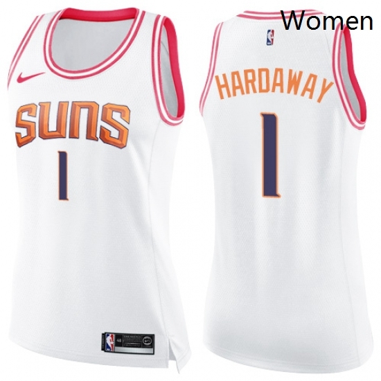 Womens Nike Phoenix Suns 1 Penny Hardaway Swingman WhitePink Fashion NBA Jersey Womens Nike Phoenix Suns 1 Penny Hardaway Swingman WhitePink Fashion NBA Jersey
