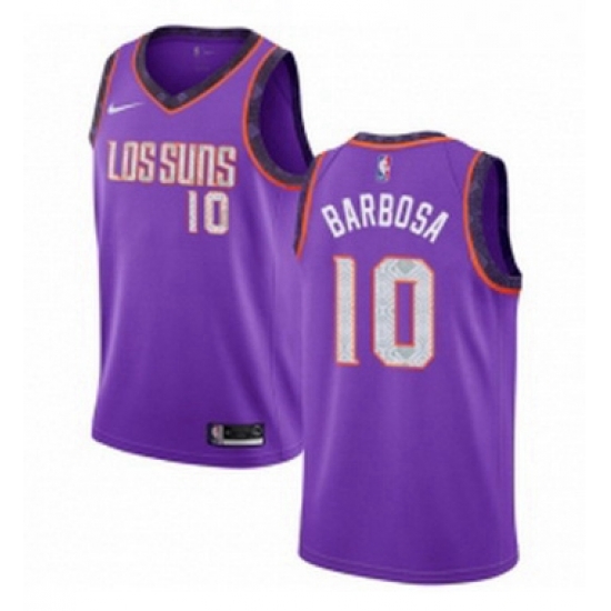 Womens Nike Phoenix Suns 10 Leandro Barbosa Swingman Purple NBA Jersey 2018 19 City Edition Womens Nike Phoenix Suns 10 Leandro Barbosa Swingman Purple NBA Jersey 2018 19 City Edition