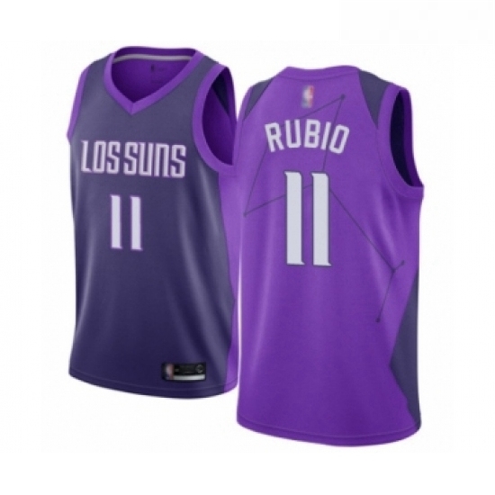 Womens Phoenix Suns 11 Ricky Rubio Swingman Purple Basketball Jersey City Edition Womens Phoenix Suns 11 Ricky Rubio Swingman Purple Basketball Jersey City Edition