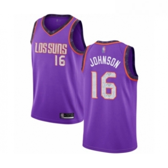 Womens Phoenix Suns 16 Tyler Johnson Swingman Purple Basketball Jersey 2018 19 City Edition Womens Phoenix Suns 16 Tyler Johnson Swingman Purple Basketball Jersey 2018 19 City Edition