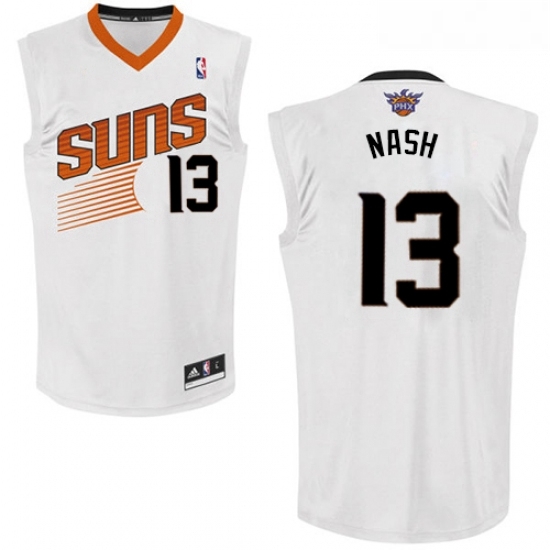 Youth Adidas Phoenix Suns 13 Steve Nash Authentic White Home NBA Jersey Youth Adidas Phoenix Suns 13 Steve Nash Authentic White Home NBA Jersey