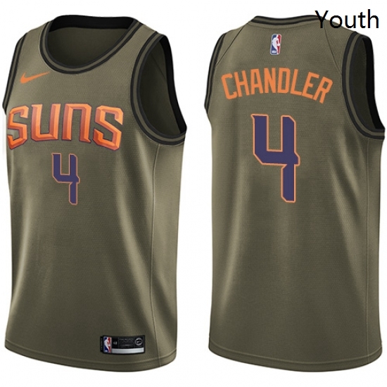 Youth Nike Phoenix Suns 4 Tyson Chandler Swingman Green Salute to Service NBA Jersey Youth Nike Phoenix Suns 4 Tyson Chandler Swingman Green Salute to Service NBA Jersey