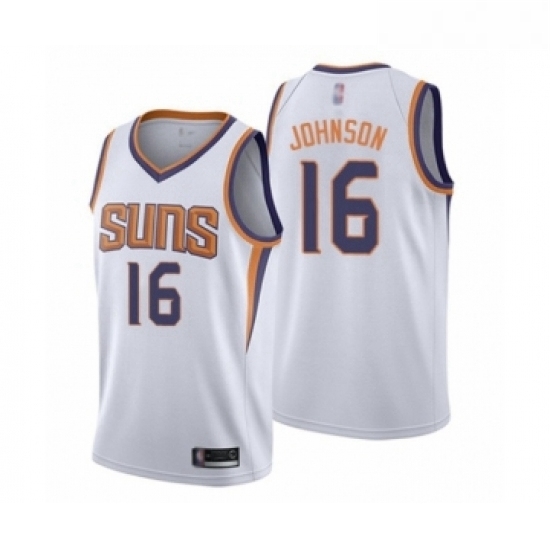 Youth Phoenix Suns 16 Tyler Johnson Swingman White Basketball Jersey Association Edition Youth Phoenix Suns 16 Tyler Johnson Swingman White Basketball Jersey Association Edition