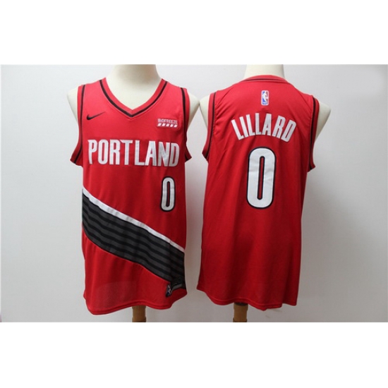 Blazers 0 Damian Lillard Red City Edition Nike Swingman Jersey Blazers 0 Damian Lillard Red City Edition Nike Swingman Jersey
