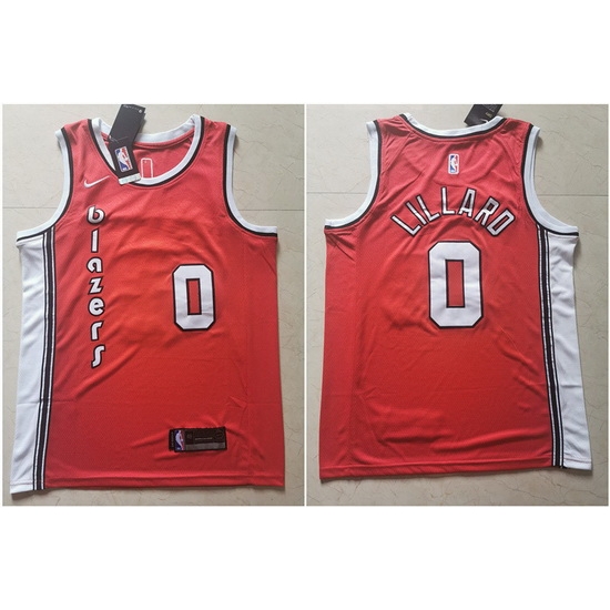 Blazers 0 Damian Lillard Red Nike Swingman Jersey Blazers 0 Damian Lillard Red Nike Swingman Jersey