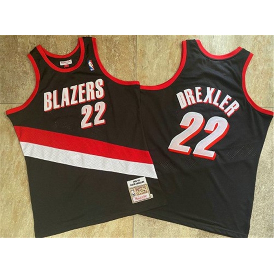 Blazers 22 Clyde Drexler Black 1991 92 Hardwood Classics Swingman Jersey Blazers 22 Clyde Drexler Black 1991 92 Hardwood Classics Swingman Jersey