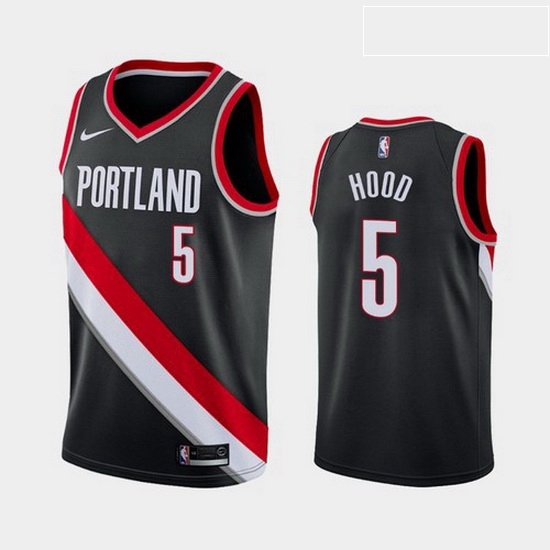 Men Blazers 5 Rodney Hood Black Association Swingman Jersey Men Blazers 5 Rodney Hood Black Association Swingman Jersey