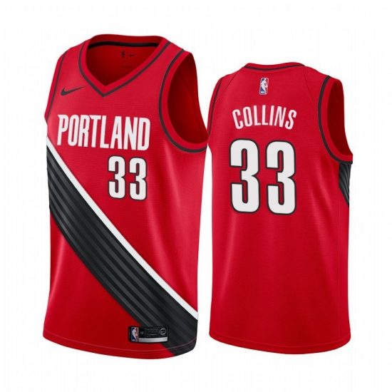 Men Nike Portland Blazers 33 Zach Collins Red NBA Swingman Statement Edition 2019 2020 Jersey Men Nike Portland Blazers 33 Zach Collins Red NBA Swingman Statement Edition 2019 2020 Jersey