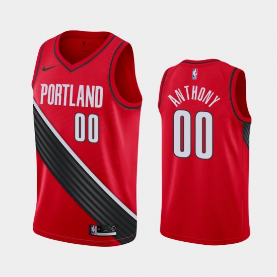 Men Nike Portland Trail Blazers 00 Carmelo Anthony Red Swinman Jersey Men Nike Portland Trail Blazers 00 Carmelo Anthony Red Swinman Jersey