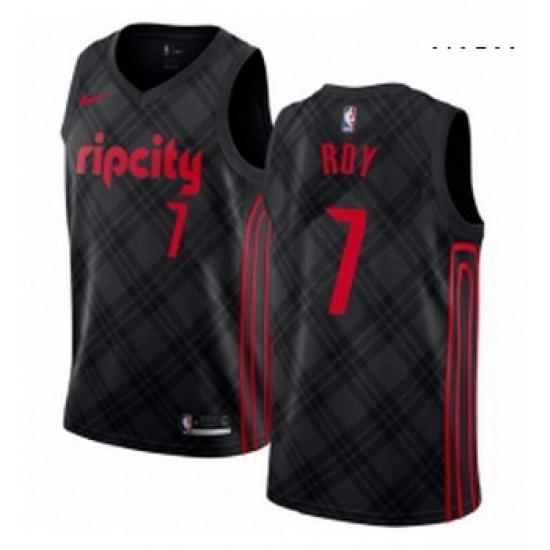 Mens Nike Portland Trail Blazers 7 Brandon Roy Swingman Black NBA Jersey City Edition Mens Nike Portland Trail Blazers 7 Brandon Roy Swingman Black NBA Jersey City Edition