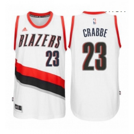 Portland Trail Blazers 23 Allen Crabbe New Swingman Home White Jersey Portland Trail Blazers 23 Allen Crabbe New Swingman Home White Jersey