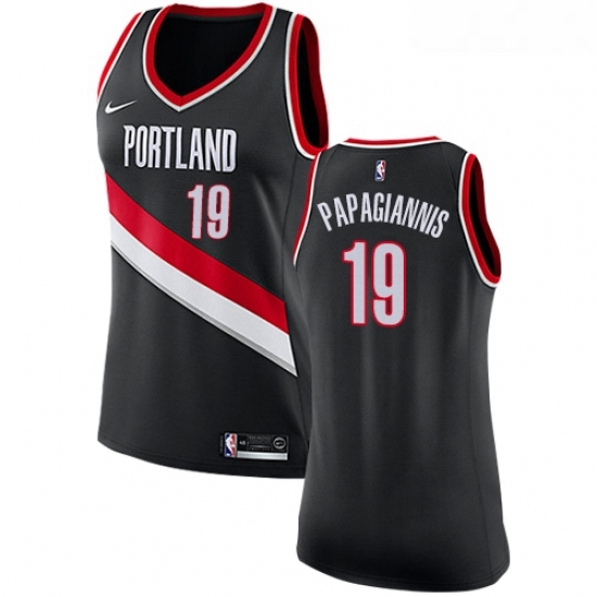 Womens Nike Portland Trail Blazers 19 Georgios Papagiannis Swingman Black NBA Jersey Icon Edition Womens Nike Portland Trail Blazers 19 Georgios Papagiannis Swingman Black NBA Jersey Icon Edition