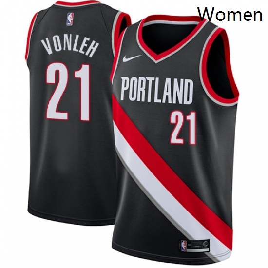 Womens Nike Portland Trail Blazers 21 Noah Vonleh Swingman Black Road NBA Jersey Icon Edition Womens Nike Portland Trail Blazers 21 Noah Vonleh Swingman Black Road NBA Jersey Icon Edition
