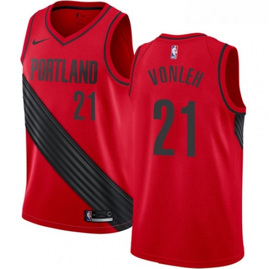 Womens Nike Portland Trail Blazers 21 Noah Vonleh Swingman Red Alternate NBA Jersey Statement Edition Womens Nike Portland Trail Blazers 21 Noah Vonleh Swingman Red Alternate NBA Jersey Statement Edition